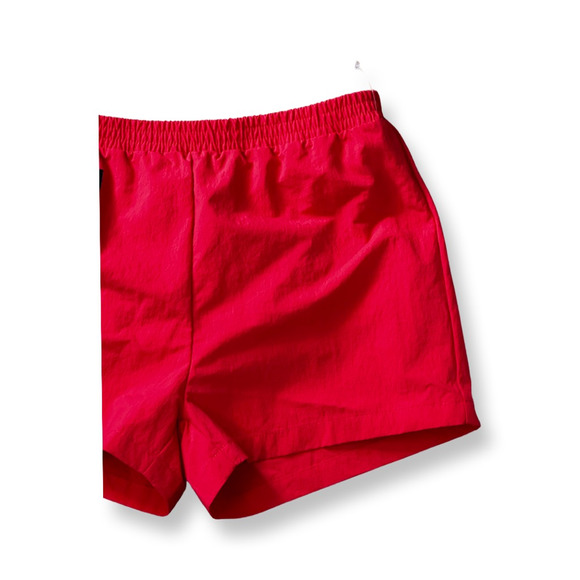 Kappa Boys Swim Trunks Red Colorblock Elastic Waist Lined Mesh Pocket 12 New - Picture 3 of 10